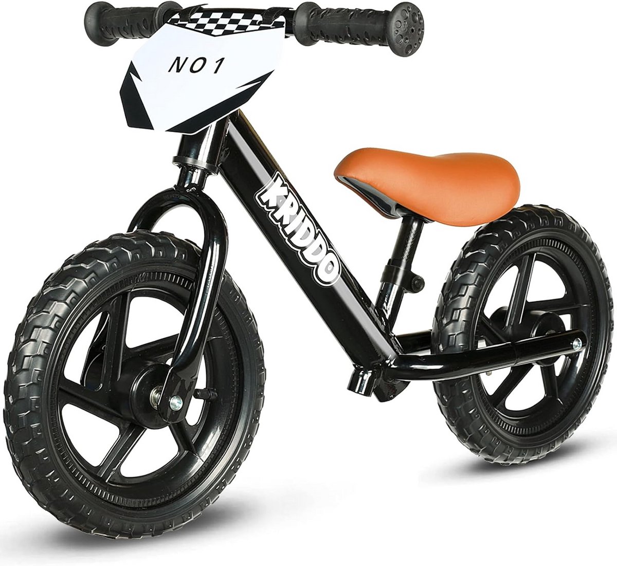 Loopfiets voor Peuters en Kinderen (18 Maanden - 5 Jaar) - Inclusief 12 Inch Wielen en Stickers (9101051060195)