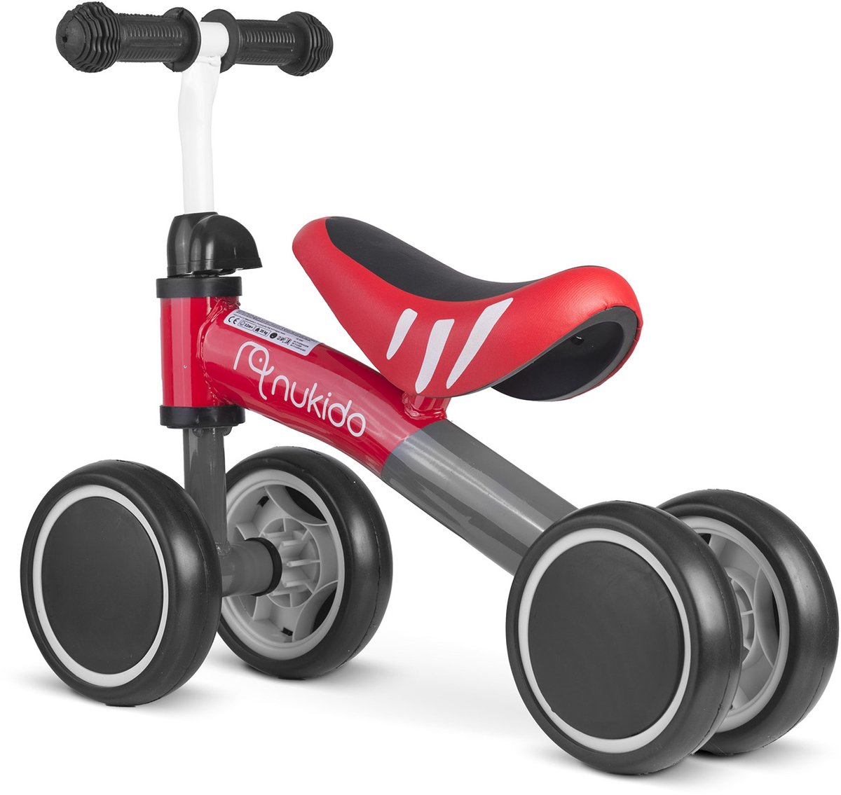 Nukido - Loopfiets - Metal Frame - Vier Wielen (5903890609986)