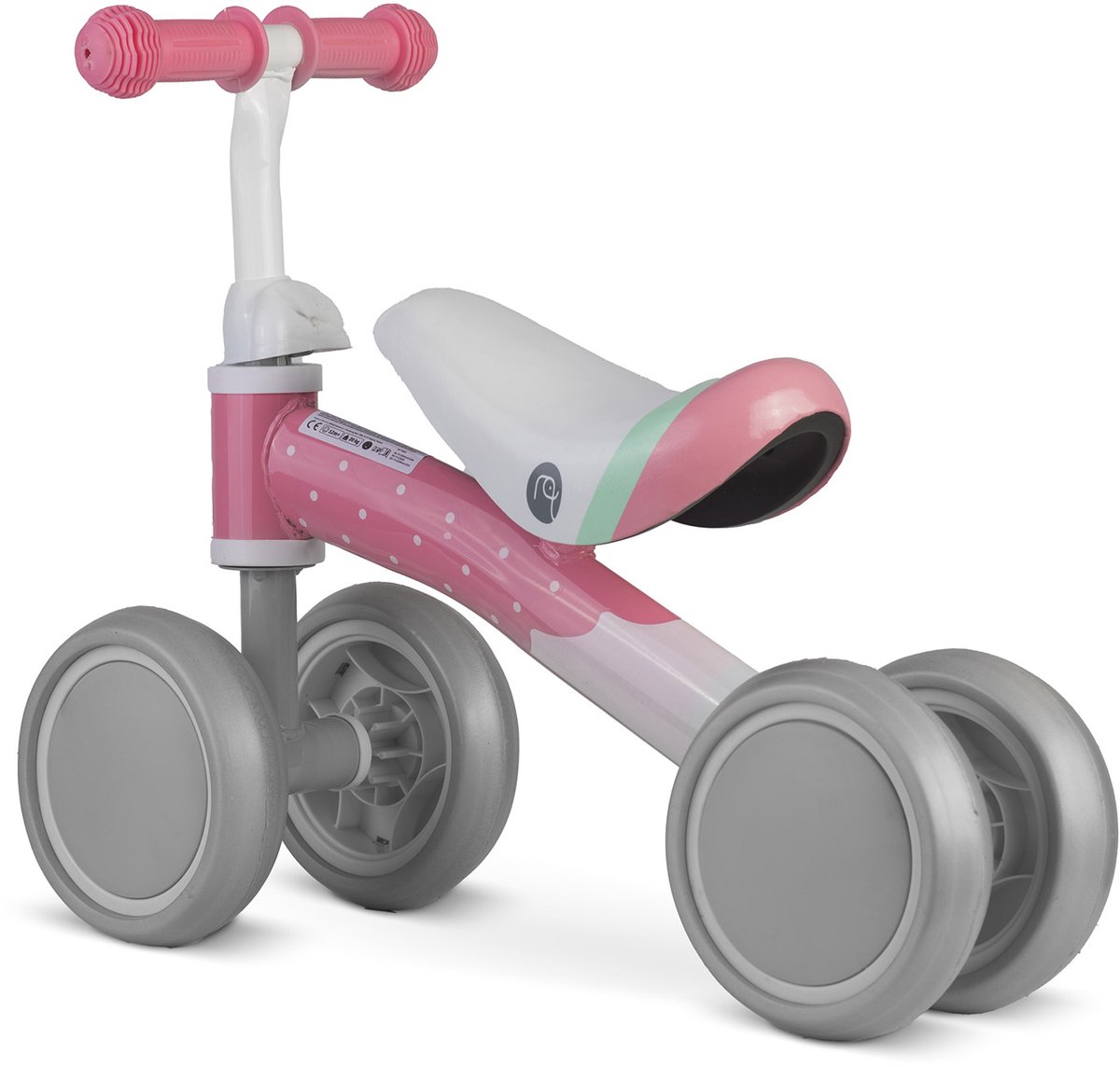 Nukido NK-600 - Loopfiets - 4 Wielen - Veiligheid - Stabiele Constructie (5903890609979)