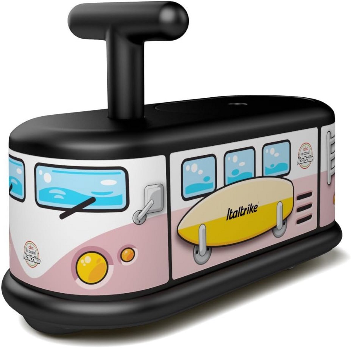 Rijspeelgoed Auto - Loopauto - Binnenshuis Spelen - Volledig Geluidloos - 19 x 47 x 217 cm - VW California (9101305873595)