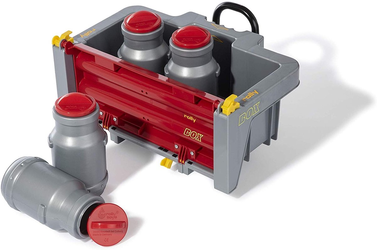 Rolly Toys 408894 RollyBox + 4 Melkbussen (4006485408894)