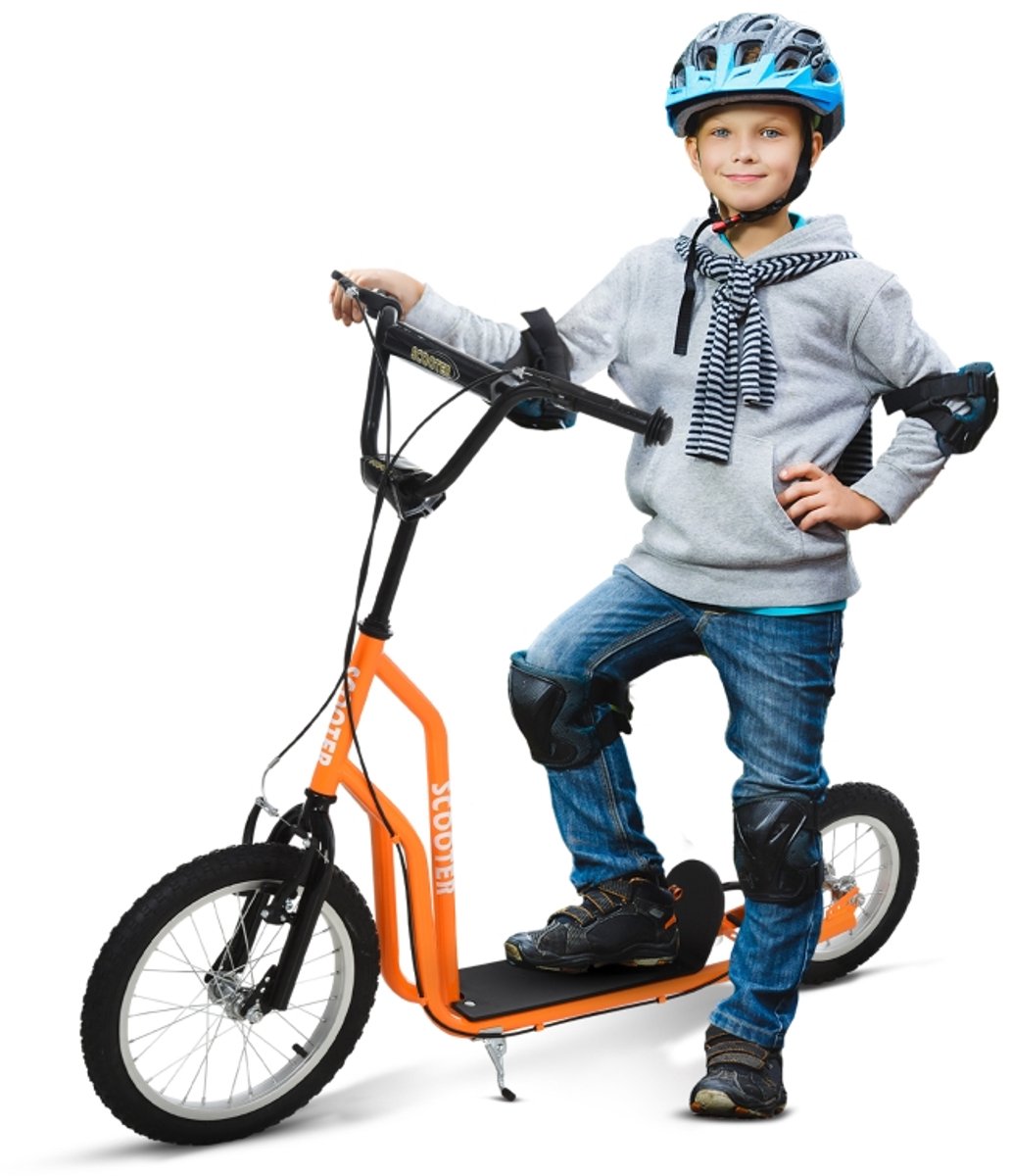 Step Met Luchtbanden - Verstelbaar - 5+ Jaar - Oranje (4653451171209)