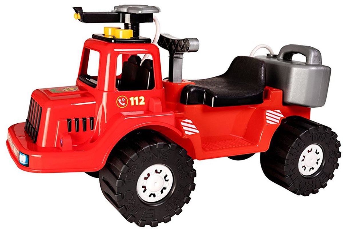 BAYO brandweer loopauto met waterkanon 71cm - Loopfiets (8596164083307)