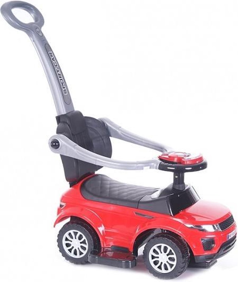 Baby Mix 3-in-1 loopauto met melodieën rood - Loopwagen (5902216906112)