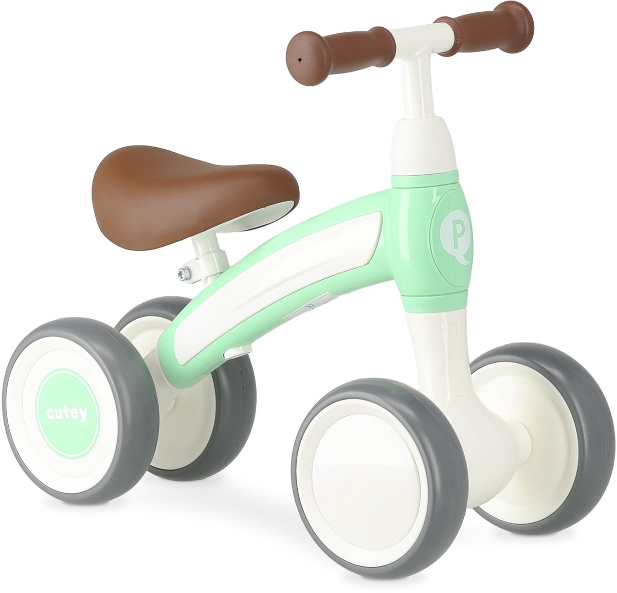 Qplay Cutey Loopfiets - Peuter Balansfiets - Lichtgewicht - Groen (5061047480946)