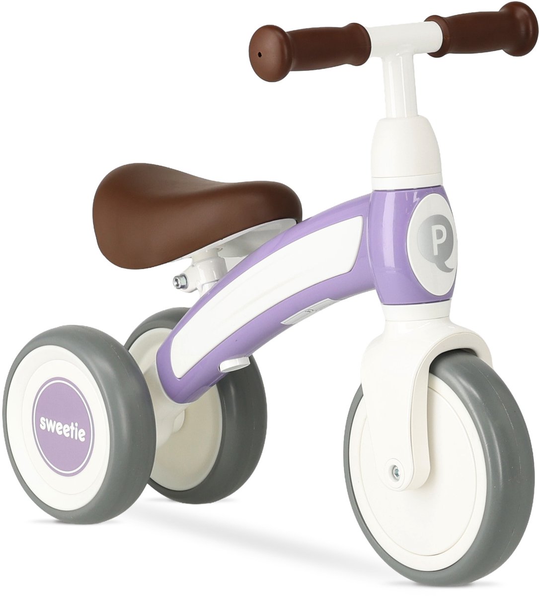 Qplay Sweetie Loopfiets - Driewieler 1-3 Jaar - Peuterfiets - Paars (5061047481950)