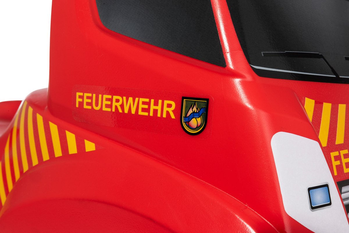 Rolly Toys Ferbedo Truck - Loopauto - Brandweer - Inclusief Licht en geluid (4006485171125)