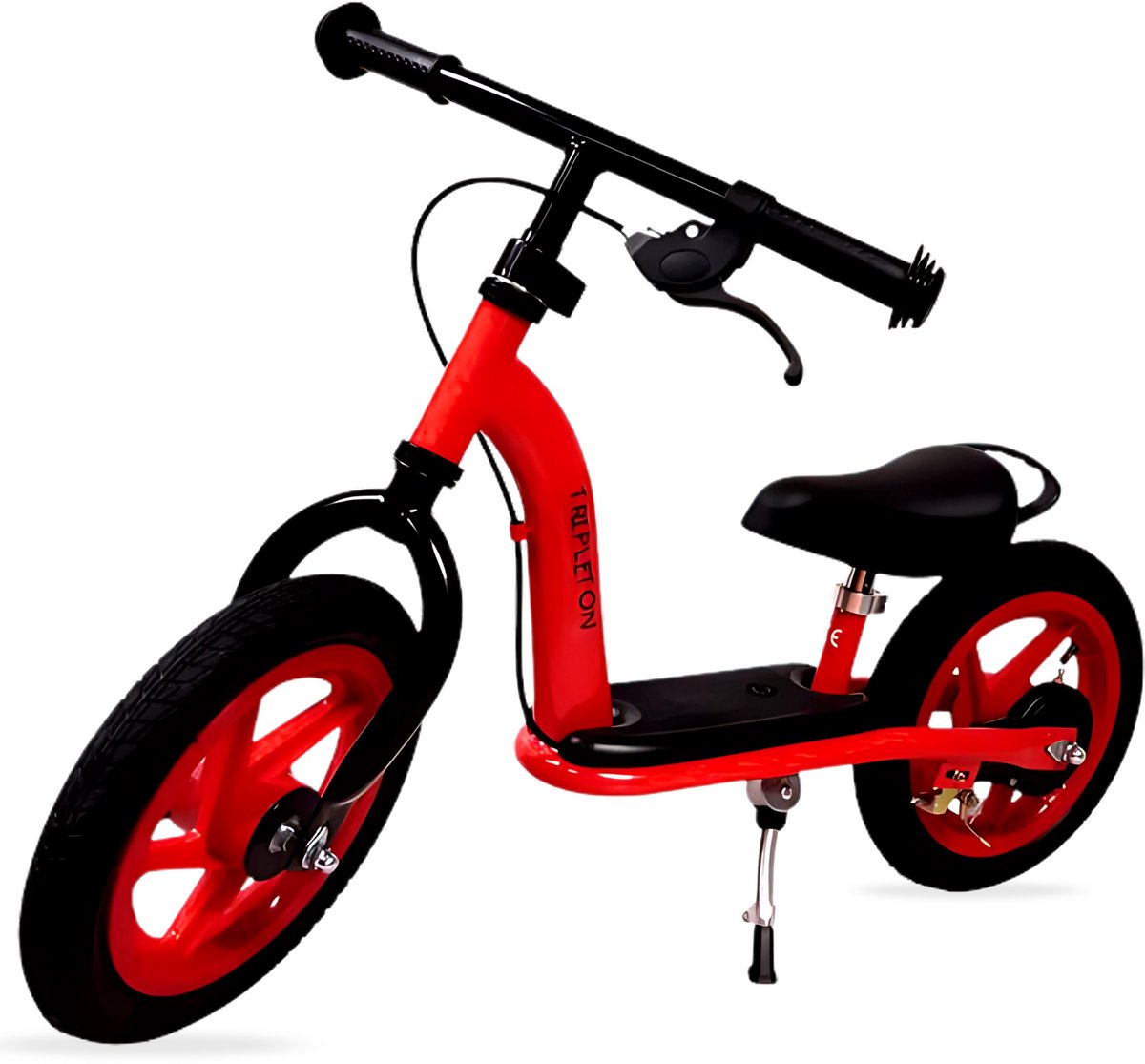 Tripleton® Loopfiets - Loopfietsen - Loopfiets 2-4 jaar - Peuterfiets - Kinderloopfiets - Rood (8721249278204)