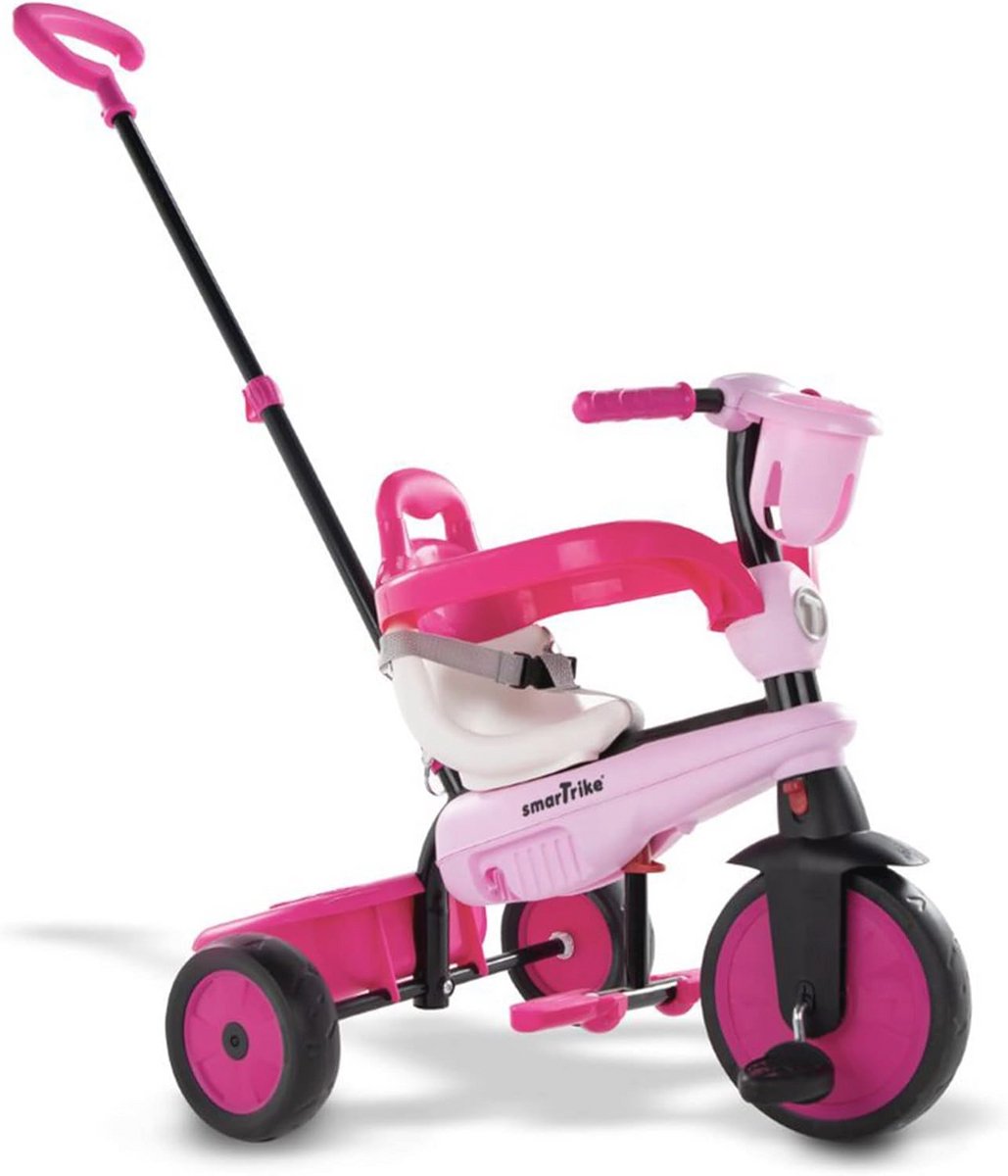 3-in-1 multifunctionele driewieler voor peuters van 15 tot 36 maanden, verstelbare driewieler in roze (6154016392391)