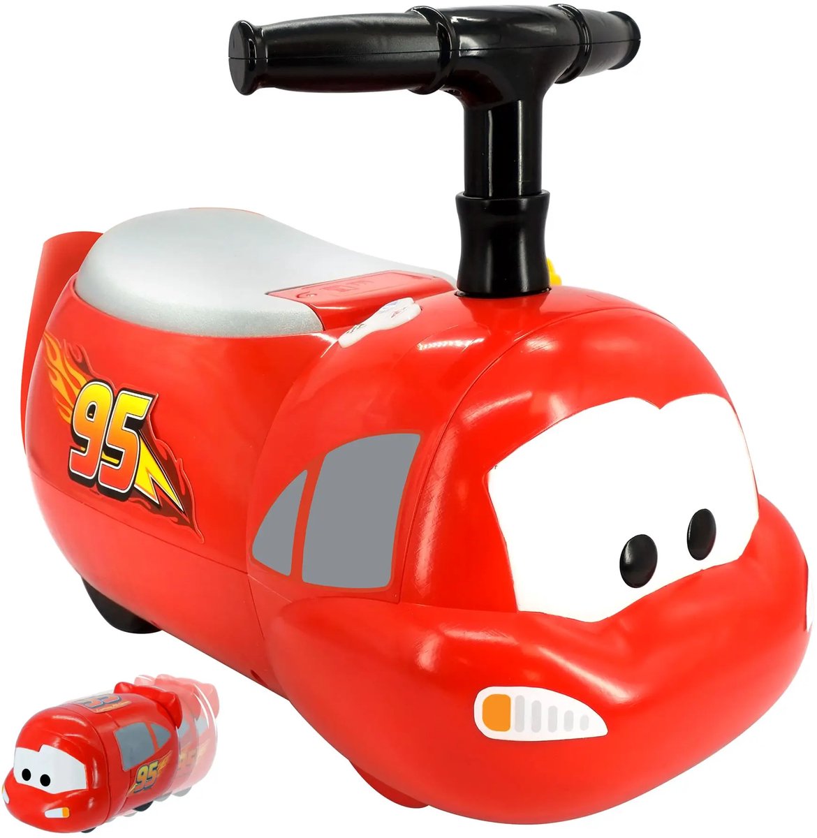 KIDDIELAND Cars McQueen Zoom loopauto met bonusauto (0661148670250)