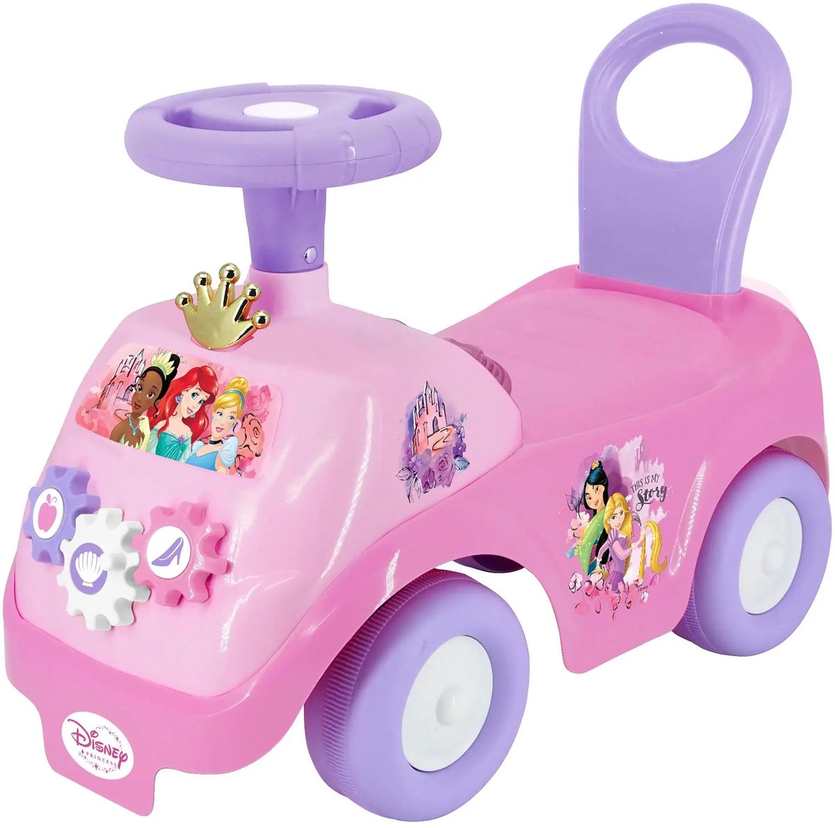 KIDDIELAND Disney Prinsessen Loopauto Licht & Geluid (0661148622402)