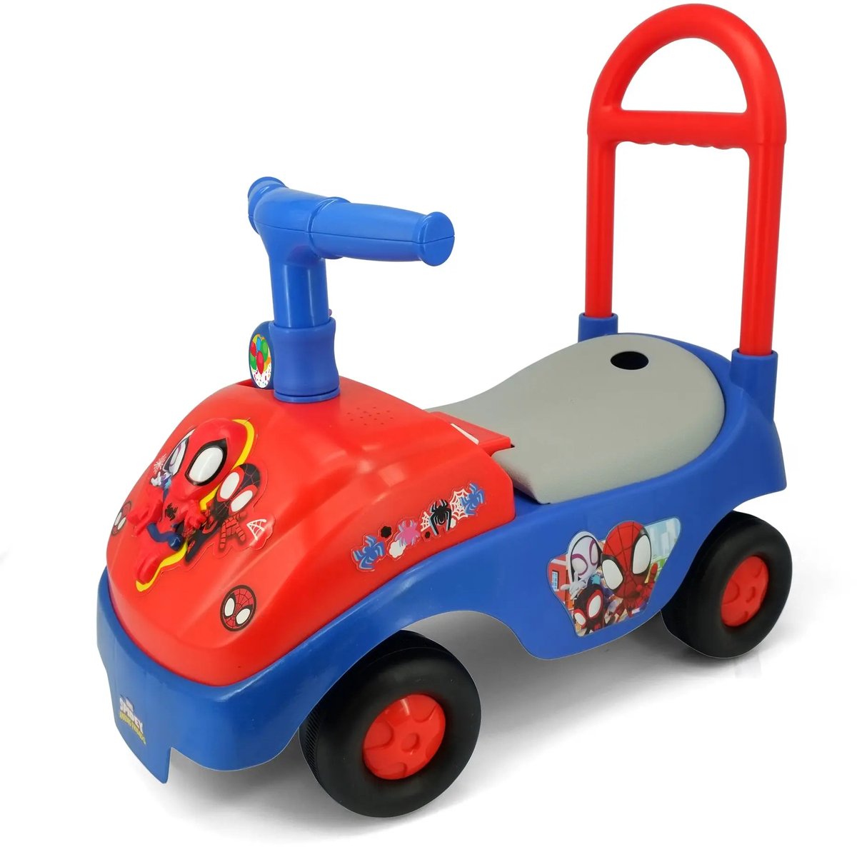 KIDDIELAND Spidey Opvouwbare Loopauto Licht & Geluid (0661148638342)