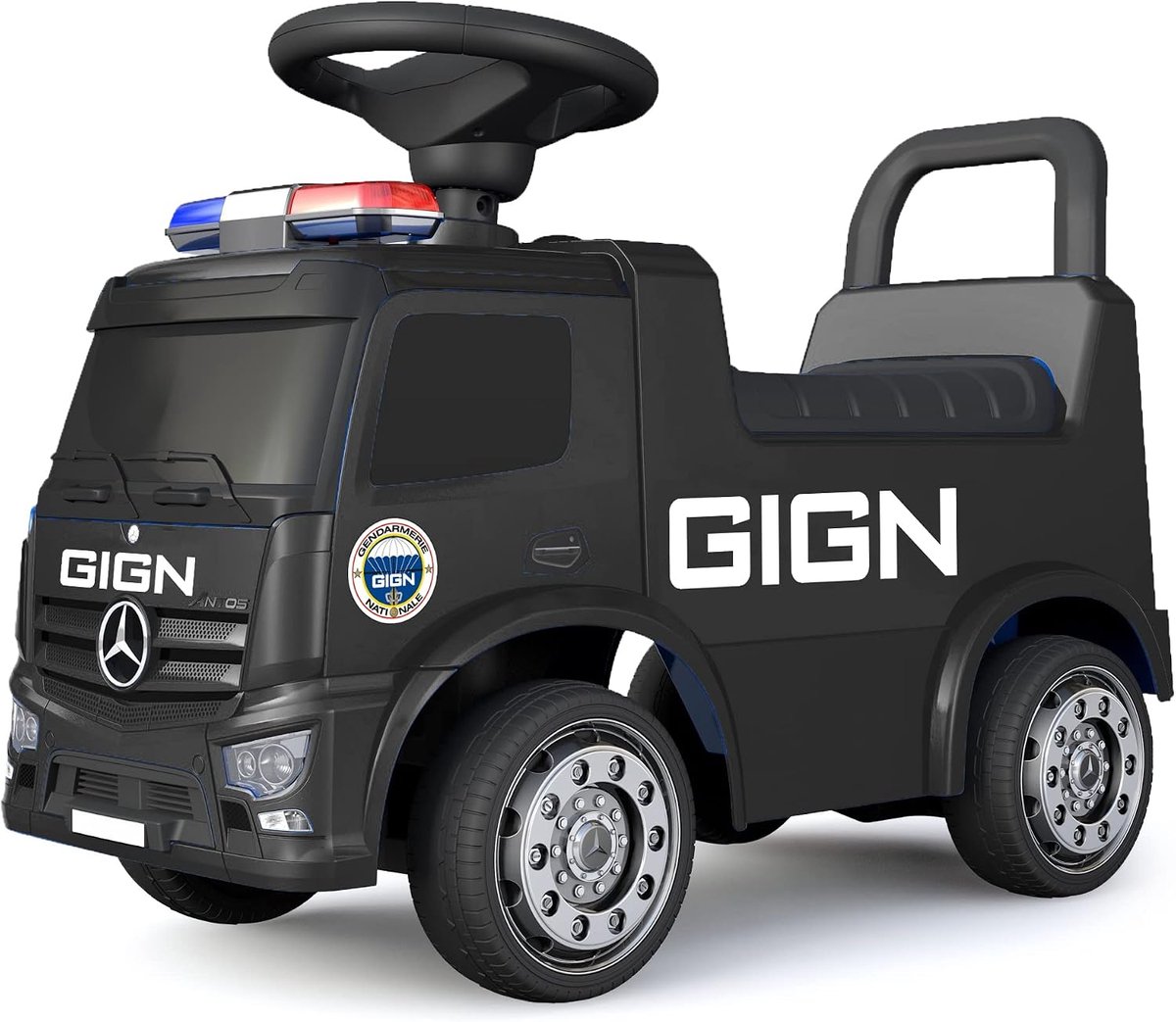 Loopauto Vrachtwagen - Kinder Loopwagen met Licht en Geluid - Opbergvak onder Zitting - Maximaal 25 kg - Vanaf 12 Maanden (9509673819281)