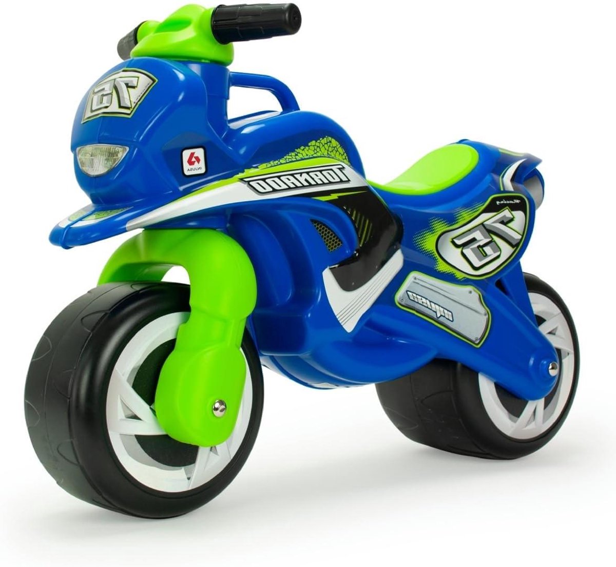 Loopfiets voor kinderen - Rijmotor peuter - Balans ontwikkelen - Eco-vriendelijke wielen - 69 x 27.5 cm - Blauw (9101230694951)