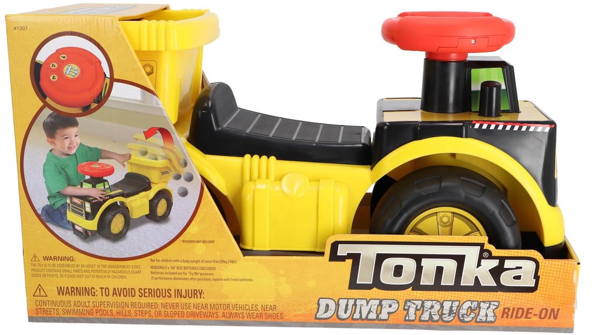 OttoSimon loopfiguur dumptruck speelgoed vrachtwagen voor kinderen. (0614239013078)