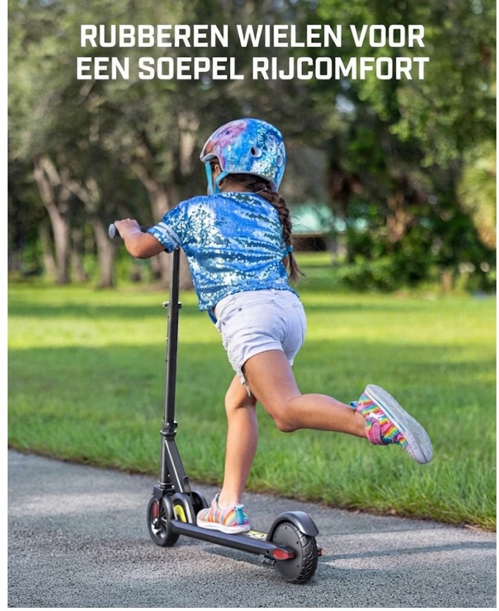 SP® Elektrische Step - Elektrische Steps voor Jongens - In hoogte Verstelbaar - Zwart - 78cm x 29cm x 15cm (6156320993936)