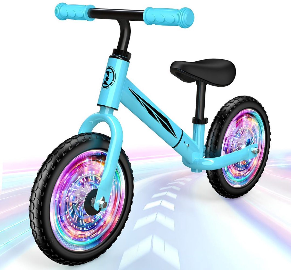 SP® Loopfiets - Loopauto - Comfortabele Luchtbanden - Blauw - 44cm x 18cm x 32cm (6156323645610)