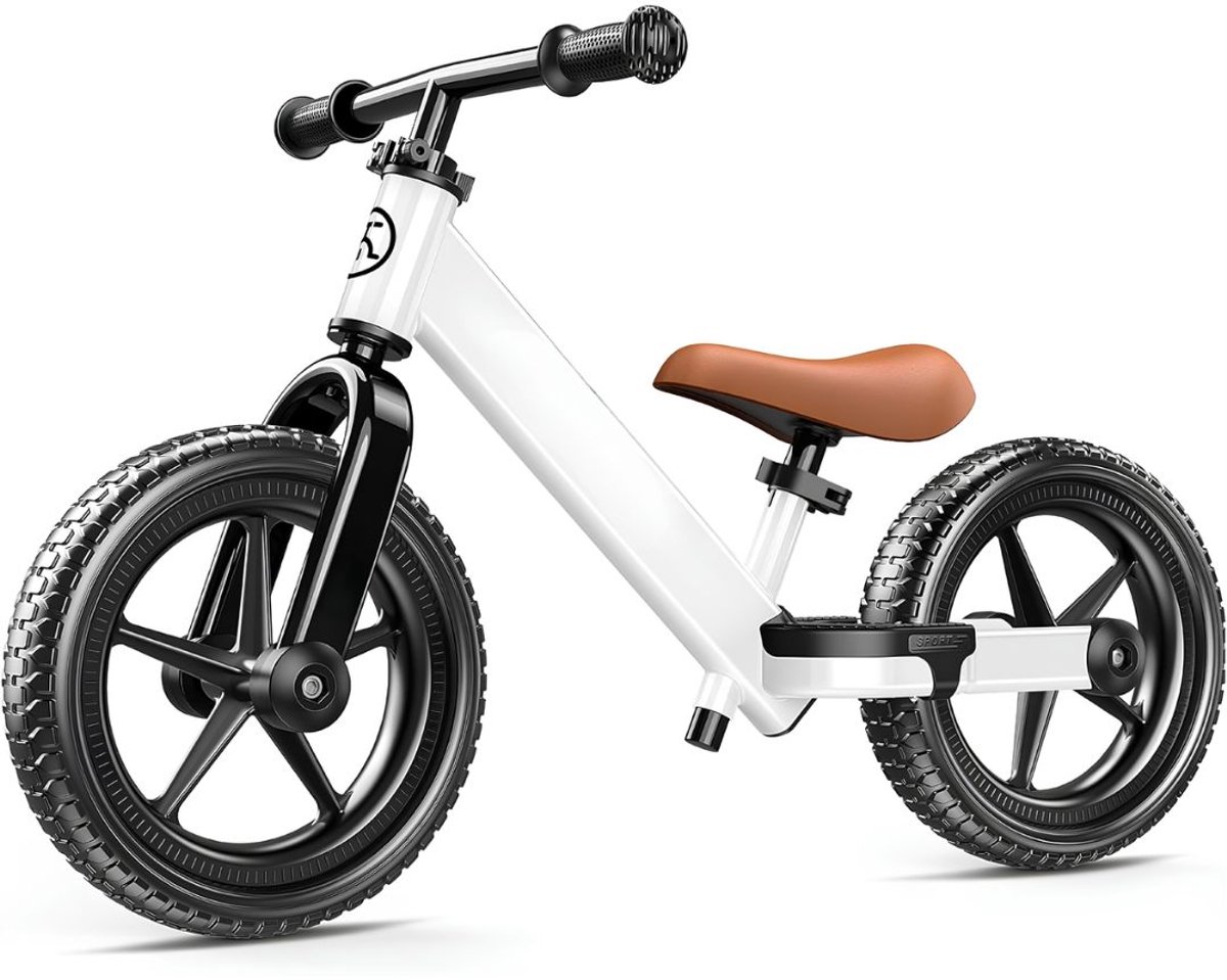 SP® Loopfiets - Loopauto - Comfortabele Luchtbanden - Wit - 82cm x 38cm x 57cm (6156323597520)