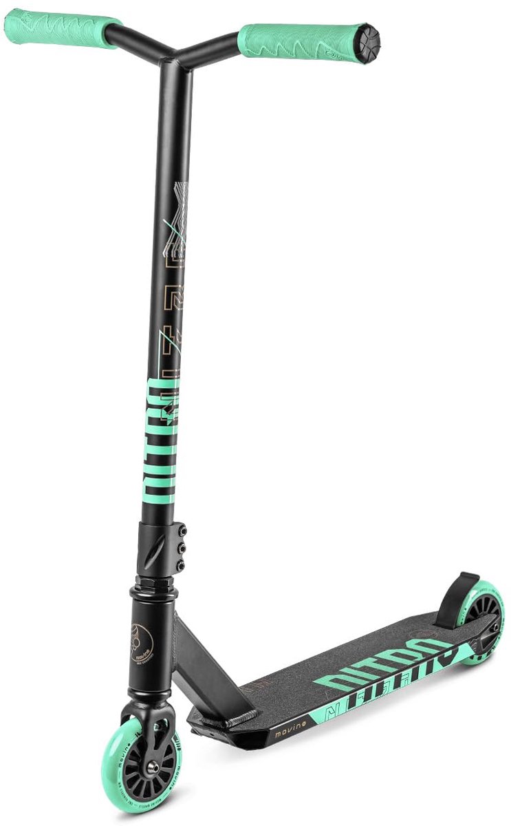 SnelShoppen - Kinderstep Movino Freestyle Step | Pro Stunt Scooter met ABEC 9 lagers | Acrobatiebestendig | 100 mm Wielen | Lichtgewicht Aluminium 606 (2444382485334)
