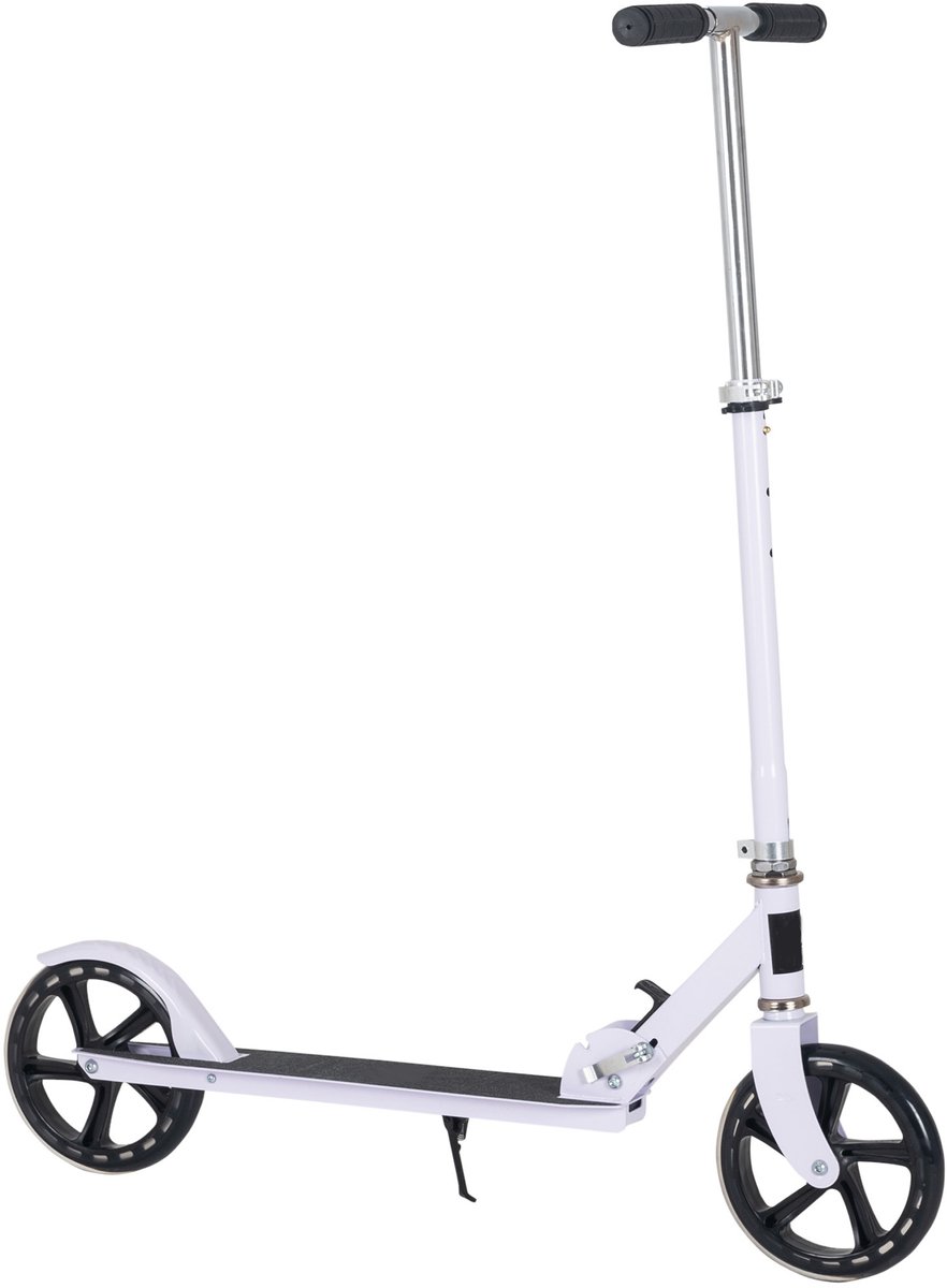 TEKROA® Kindersteps - Opvouwbare step - met in 4 standen verstelbare stuurhoogte - achterrem - voor kinderen en tieners - maximaal gewicht 100 kg - 88L x 37B x 75-100H cm (8721578357168)